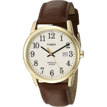 Imagem de Relógio Timex Simples de Couro 38mm Homens