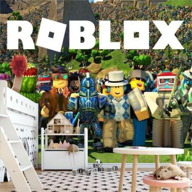 Roblox Papel de Arroz Comestível + Faixas Laterais (04 Faixas para Laterais  para Bolo) em Promoção na Americanas