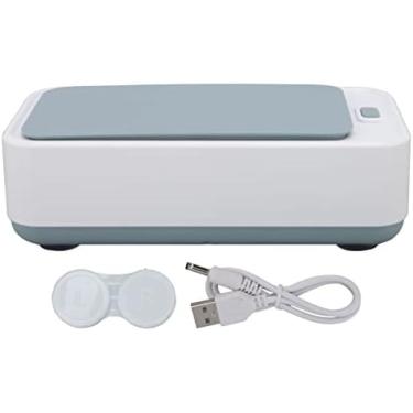 Imagem de Limpador Ultrassônico De Óculos, Limpador Ultrassônico Carregamento USB Evita Deslizamento Máquina Portátil De Limpeza De Óculos Para Brincos Joias Pulseira De Relógio Utensílios De Cozinha,Serene