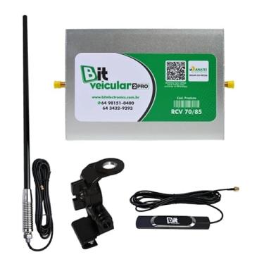 Imagem de KIT Bit Veicular 2 Pro - Repetidor Celular Veicular 700/850 MHz (Suporte capô e porta malas)