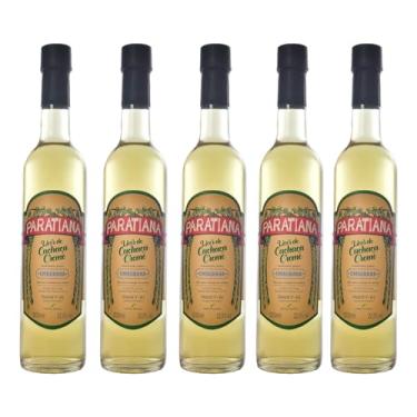 Imagem de Kit 5 Licores de Cachaça Creme Umburana Paratiense 500 ml Artesanla Premium Gourmet Paraty Destilada Sobremesa Fino Churrasco Drink Coquetel