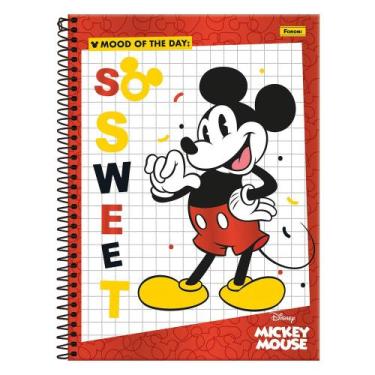 Imagem de Caderno Universitário Mickey Mouse - So Sweet - 80 Folhas - Foroni