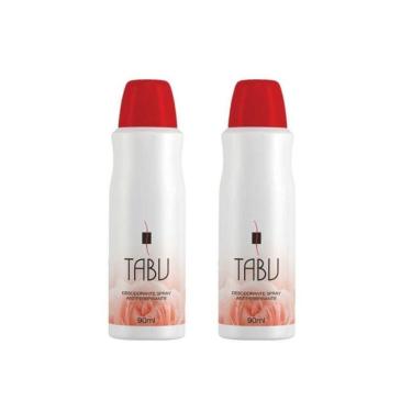 Imagem de Desodorante Spray Tabu 90Ml Tradicional - Kit Com 2Un
