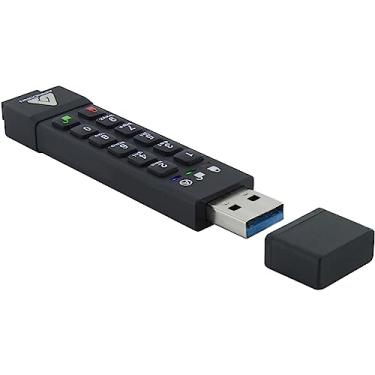Imagem de Apricorn 64GB Aegis Secure Key 3Z 256-bit AES XTS Hardware criptografado FIPS 140-2 Nível 3 Validado Secure USB 3.0 Flash Drive (ASK3Z-64GB), preto