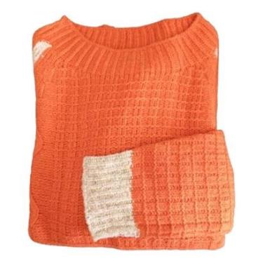 Imagem de Suéter Plus Size Tricot Mousse Premium Detalhe Grosso Quente-Feminino