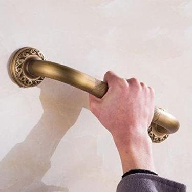 Imagem de Barra de toalha bronze latão 30/35/50 cm Banheira banheiro corrimão barra de apoio, alça de segurança de chuveiro, toalheiro (cor: 30 cm)