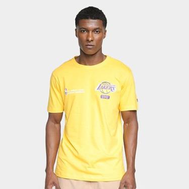 Imagem de Camiseta New Era Club House Los Angeles Lakers I Masculina-Masculino