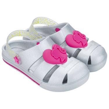 Imagem de Sandália Infantil Menina Grendene Kids Barbie Heart Babuche