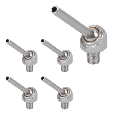 Imagem de HTAN-1/8-50 DCYCBTH 5PC 1/8 "NPT x 10/30/50 mm bocal de resfriamento de aço inoxidável 304, bocal universal de refrigeração, adequado para várias máquinas-ferramentas, spray de água (comprimento do