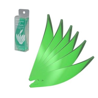 Imagem de HARIO RIB-6-TG Dripper Suiren Conjunto de 6 peças café verde gotejamento manual para 1 a 4 xícaras