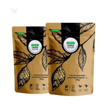 Imagem de Kit 2 pct Chá de Artemísia - Artemisia Vulgaris - L. -100g - Rocha Saú
