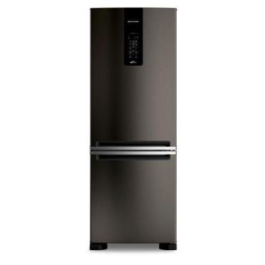 Imagem de Geladeira Brastemp Frost Free Inverse A+++ 461 litros cor Black Inox c