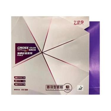 Imagem de Verde Azul Roxo 729 Cruz Tênis De Mesa Borracha Espinhas Pegajosas Itt