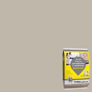 Imagem de Rejunte Superfino Porcelanatos e Cerâmicos 5Kg - Quartzolit, Corda