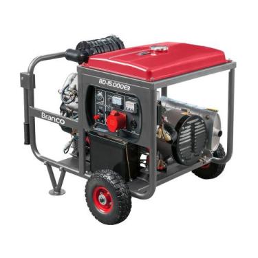 Imagem de Gerador Trifásico a Diesel BD-15000 E3 G2 380V 13,2Kva - Branco