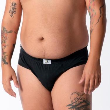 Imagem de Kit 6 cuecas 100% algodão slip plus size Keeper, Multicolorido, GG2 (5