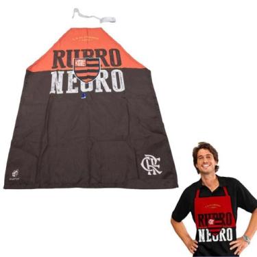 Imagem de Avental Protetor Cozinheiro Flamengo Rubro Negro - Brasfoot