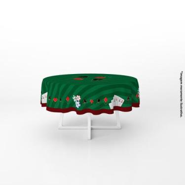 Imagem de Toalha de Mesa Redonda Poker - PRESENTE-BRINDE