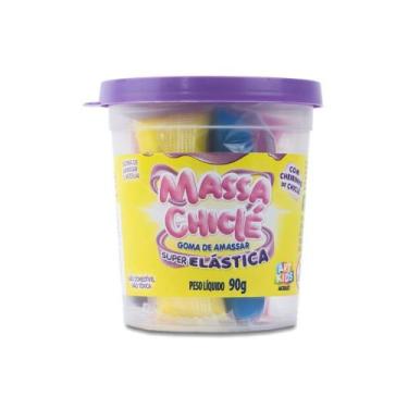 Imagem de Massa Chiclé Goma de Amassar 06 Cores 90g Art Kids - Acrilex