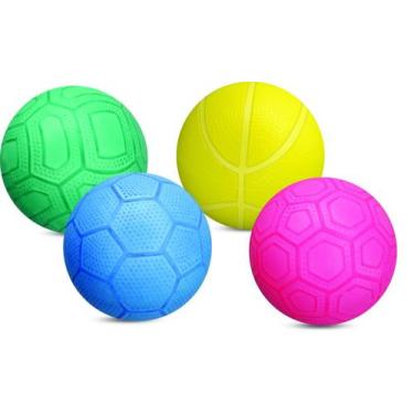 Imagem de Kit 3 Bolas Pequenas Infantil Vinil n3  Diversão Cores Variadas - Apol