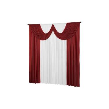 Imagem de Cortina Paris 5 Metros Quarto Sala Igreja Malha Gel  - Dennis Confecçõ