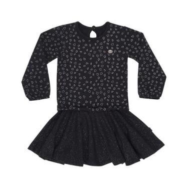 Imagem de Vestido Infantil Menina Preto de Molicotton Aysha, 2