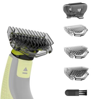 Imagem de KIONCARE Kit de proteção, pentes guia de 1/3/5 mm e tampa protetora para cabos Philips Norelco OneBlade