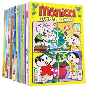 Imagem de Gibi Turma Da Mônica Cebolinha Cascão Almanaque Kit 20 Vols. - Panini