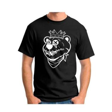 Imagem de Camiseta camisa masculina urso teddy sad bear rei - Dogs, Preto, G