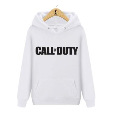 Imagem de Blusa de Moletom Canguru Call of Duty Gamer - Wess Story, Branco, G