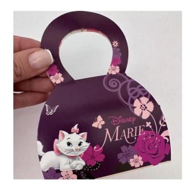 Imagem de Caixa Surpresa Maleta Gatinha Marie Lilás 08 Uni Regina Festas - Inspi