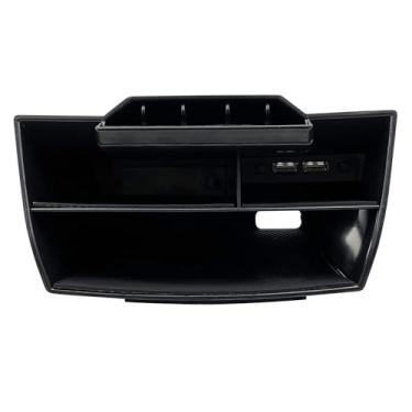 Imagem de EVTIME Adequado para Honda Civic Sedan 10ª Geração Central Console Caixa de Armazenamento Moedas Bandejas Organizador de Cartões com Cabo de Extensão USB Adequado para Honda Civic Sedan 2016 2017 2018 2019 2020 2021
