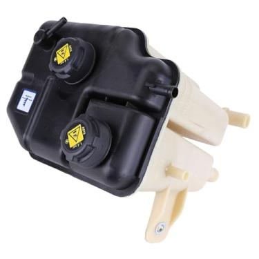 Imagem de Conjunto de tanque de refrigeração de expansão compatível com Maserati Ghibli 2014-2018 Levante 2017-2019 Quattroporte 2013-2018 Substitua 670031651 Tanque de expansão de recuperação de