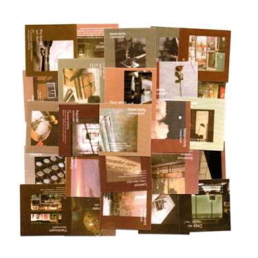 Imagem de Adesivos Decorativos Scrapbook Planner 46 Peças Dictionary - Doce Tern