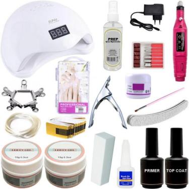 Imagem de Kit Para Alongamento De Unhas de Gel Pó Acrílico J6 - Sun
