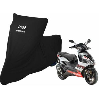 Imagem de Capa de Tecido Lycra Para Moto Aprilia SR - Mz, Preta