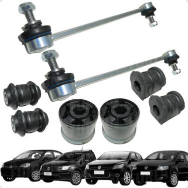 Imagem de Bieleta E Bucha Bandeja Gol Voyage Saveiro G5 G6 G7 Fox Polo - LG FURL