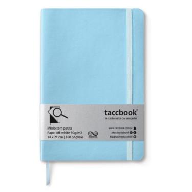 Imagem de Caderno Sem pauta taccbook Azul (pastel) 14x21 Flex