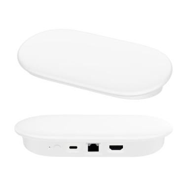 Imagem de LEFXMOPHY Capa para Google TV Streamer 4K Streaming Box 2024 Protetor de silicone pele branca