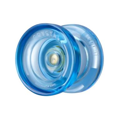 Imagem de Ioiô Profissional MagicYoyo K2 Cristal Translúcido com Rolamento – Yoyo de Alta Performance (Azul)
