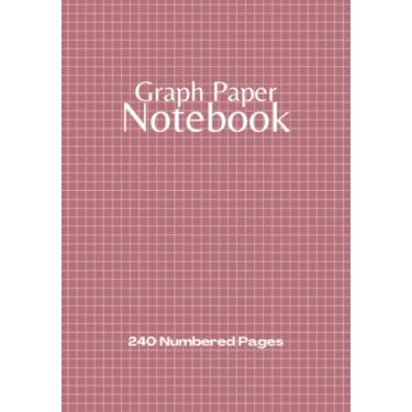 Imagem de Executive Graph Paper Notebook: Project Workbook with 240 Numbered Pages Quad Ruled 5 x 5 Graph Paper | 7" x 10" Executive Size | PLUS 20 Lined Pages | For Ideas, Notes, Sketches