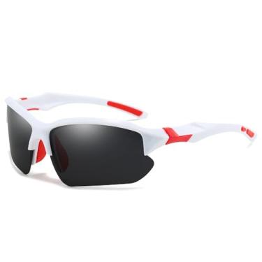 Imagem de Óculos de Sol Polarizado Esportivo para Ciclismo e Corrida Design Moderno
