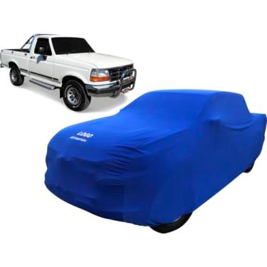 Imagem de Capa Tecido Proteção Camionete Ford F1000 Cabine Simples (Azul)