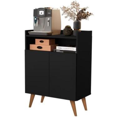 Imagem de Aparador Cantinho Do Café Balcão Buffet Wind Retro 2 Portas - Val Move