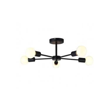 Imagem de Plafon Taschibra Cyber 5 Preto E27 Bivolt