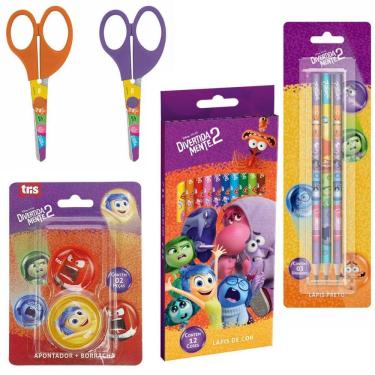 Imagem de Kit Escolar Divertidamente 2 - 4 Unidades - Tris