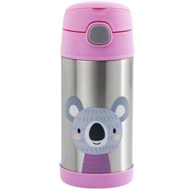 Imagem de Garrafinha Térmica Com Canudo 310ml Inox Coala Clingo
