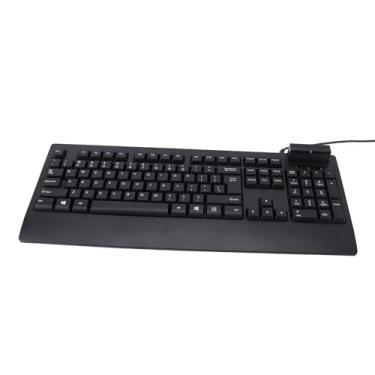 Imagem de Teclado, Teclado Jogando Com IC CARTO SLOTO 104 TENAS TENAS REBOMENTO REBOMENTO REBOMENTE REMBILÍVEL PEDO NÃO SLIP SLIP USB Teclado de Jogo Silencioso Teclado para Computadores
