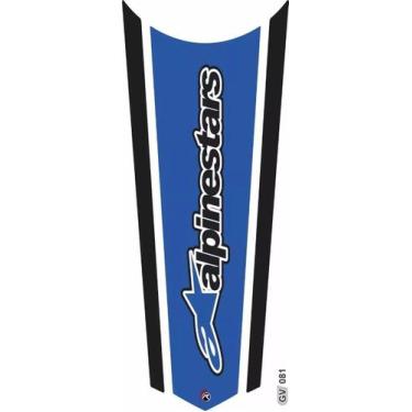 Imagem de Adesivo Faixa Gravata Tanque Resinado Cg Apinestars 081 - Resitank