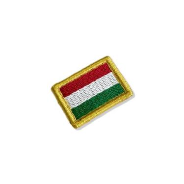 Imagem de BP0406-031 Bandeira Hungria Patch Bordado 3,8x2,5cm - BR44